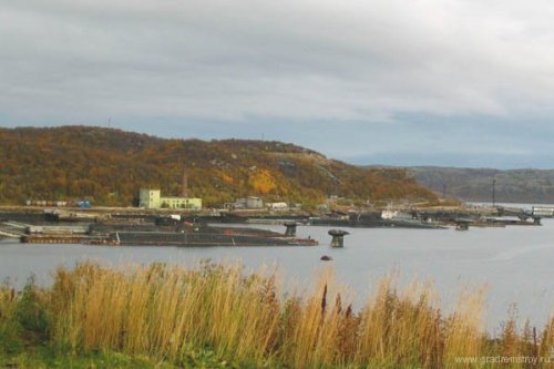 Подземная база подводных лодок Видяево