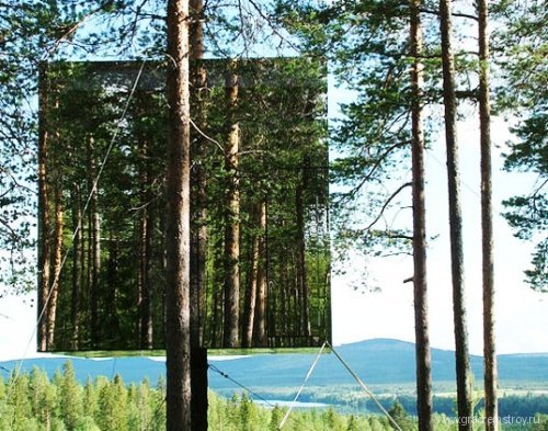 Отель на деревьях (Treehotel , Швеция)