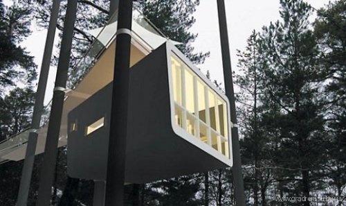 Отель на деревьях (Treehotel , Швеция)