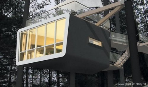 Отель на деревьях (Treehotel , Швеция)
