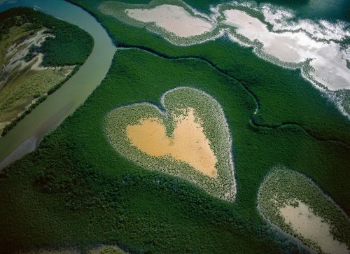 Heart in Voh в Новой Каледонии